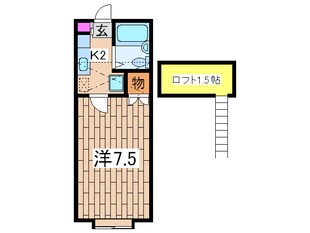 ハイツＫの物件間取画像